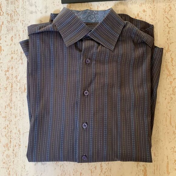 Johnathan Ogilvy 100% cotton button down shirt - Picture 1 of 13